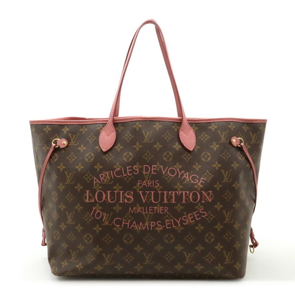 LOUIS VUITTON Brown Monogram Neverfull GM Shoulder Bag - Picture 1 of 10